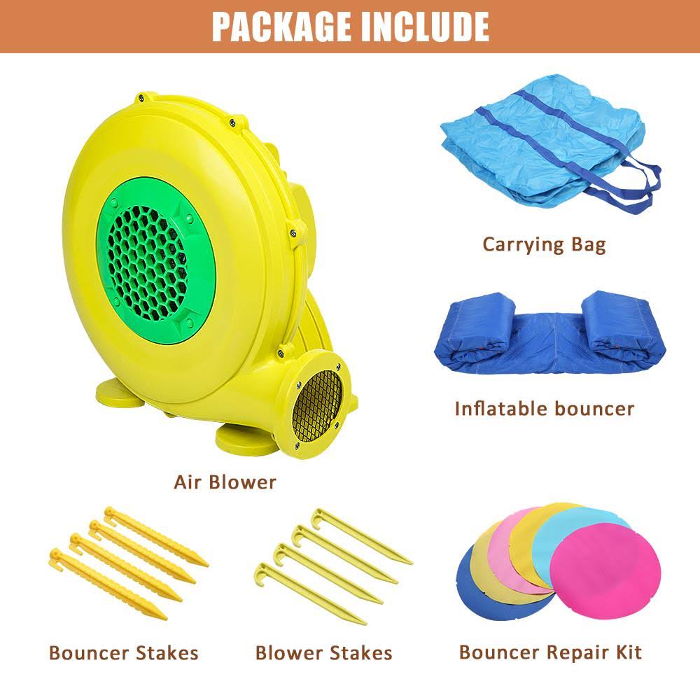 Inflatable Bounce House with Blower and Carry Bag V421