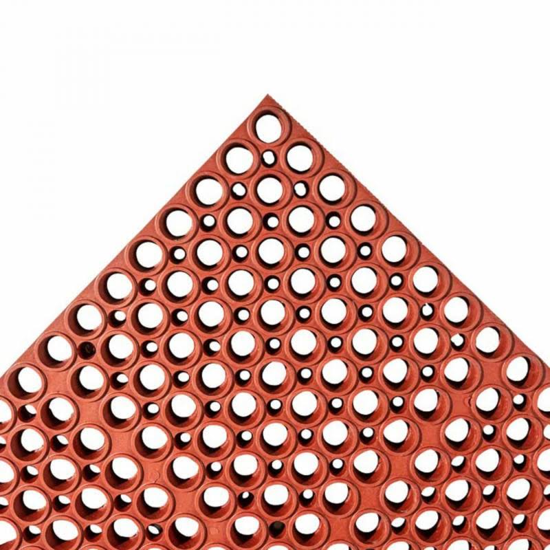 Red Drainage Anti-Fatigue Mat B534