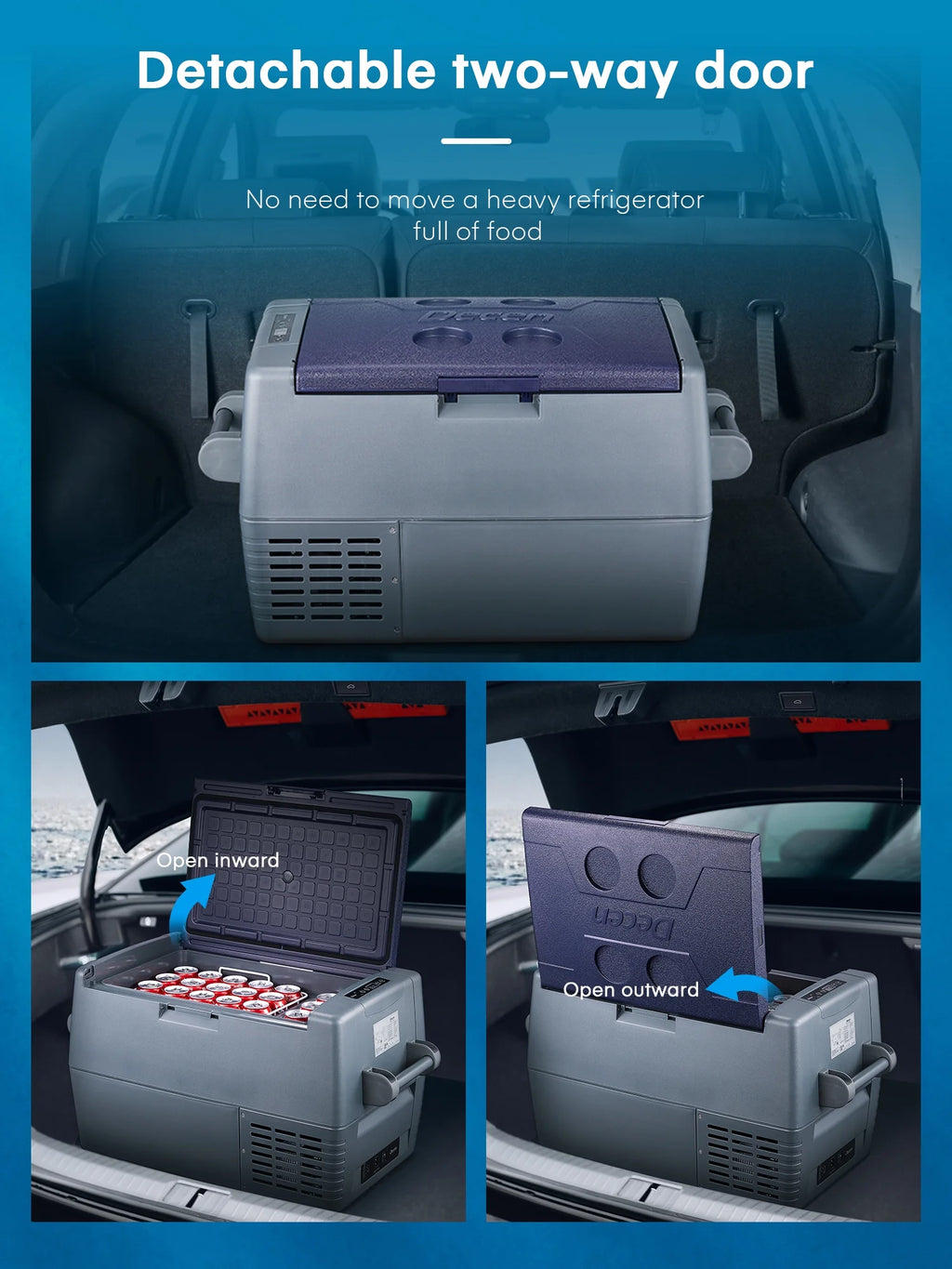 12/24V DC and 110-240V AC Car Refrigerator A420