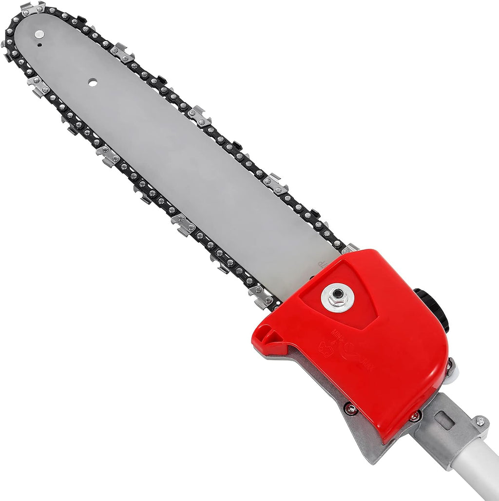 52CC 5 in 1 Gas Pole Saw Hedge Trimmer Straight Shaft Brush Cutter with Extension Pole D802