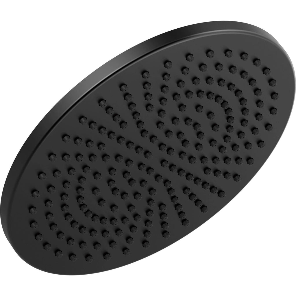 Matte Black Metal Raincan Shower Head Y556
