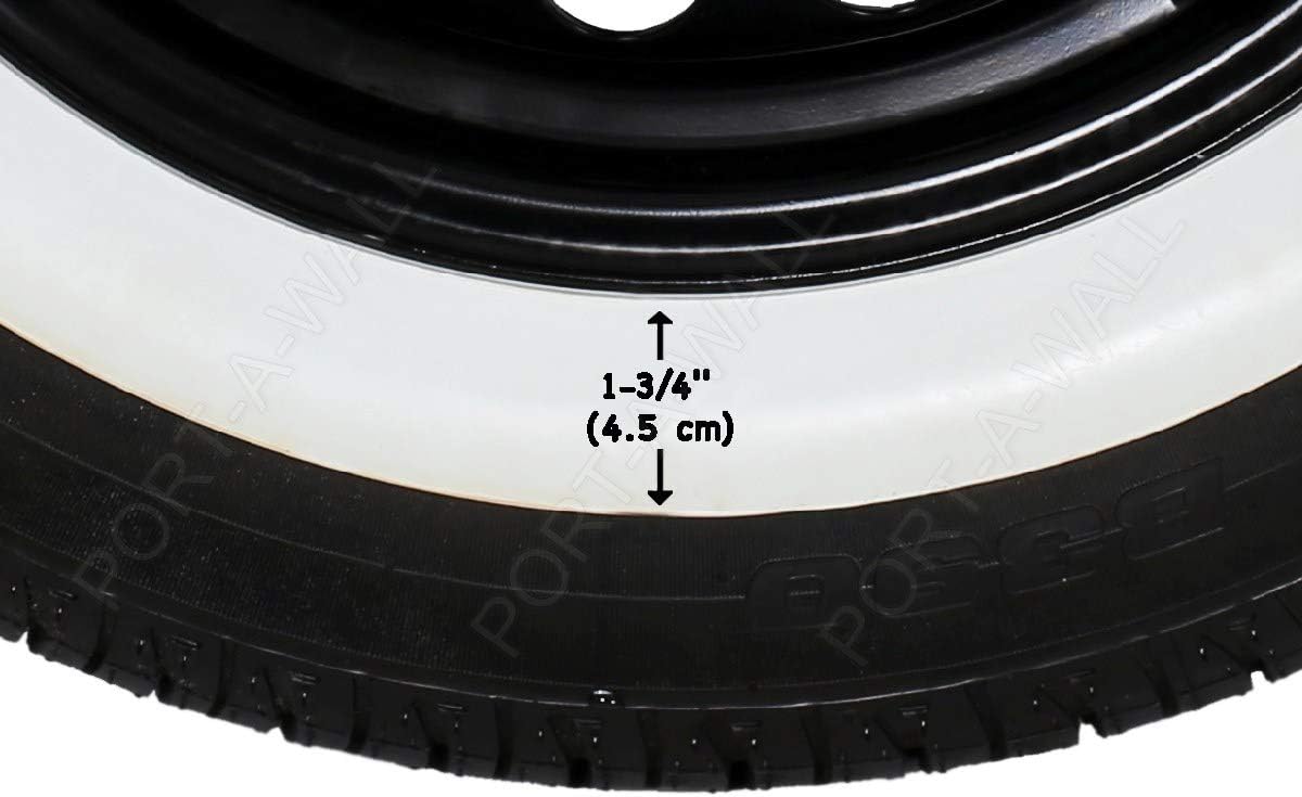 15" White Tire Wall Insert Trim Set 4pcs I299766