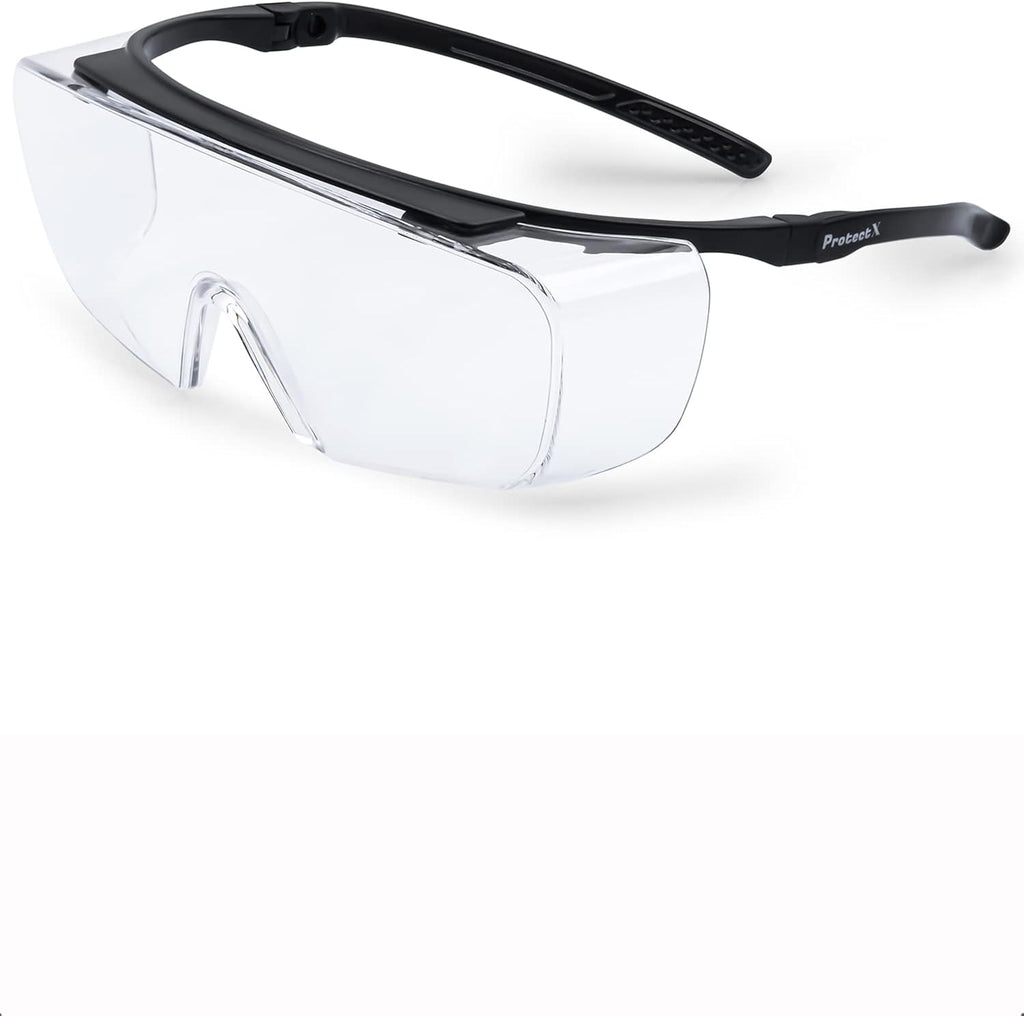 Safety Glasses Scratch Resistant Anti Fog Polycarbonate Lenses ANSI Z87.1 Rated UV Protection Pack of 2 A4464