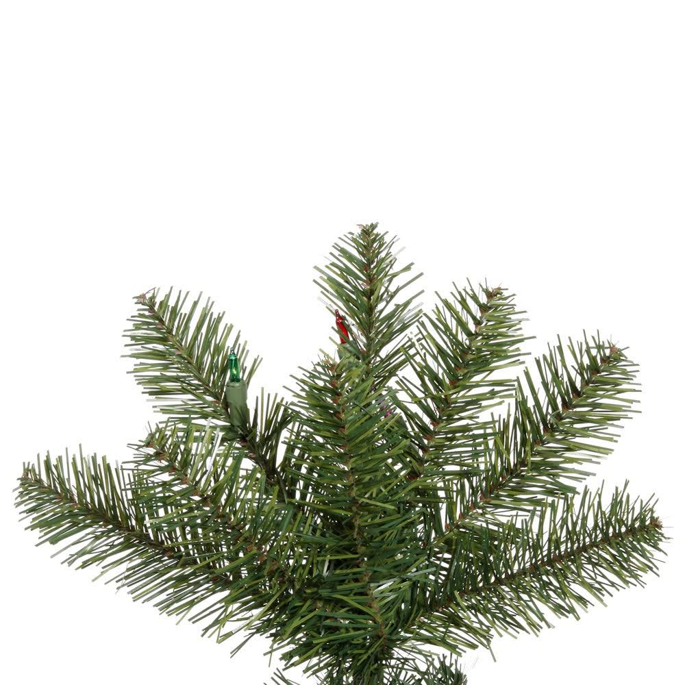 7.5 ft Salem Pencil Pine Christmas Tree with Multi-Colored LED Lights X6225