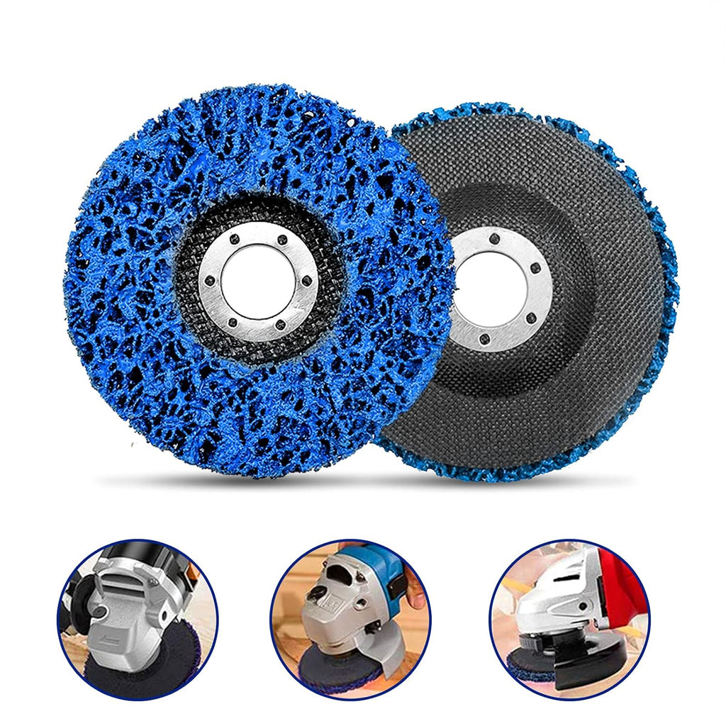 12 Pack Blue Stripping Wheel 4-1/2 x 7/8 inch J781