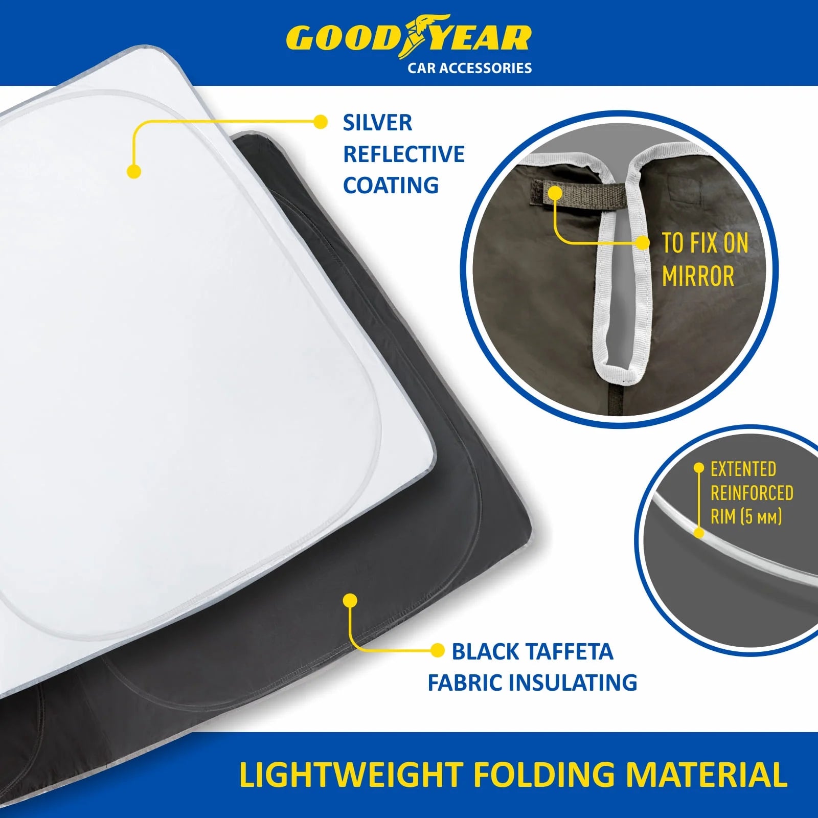 Foldable Windshield Sun Shade for Front Window Z37329