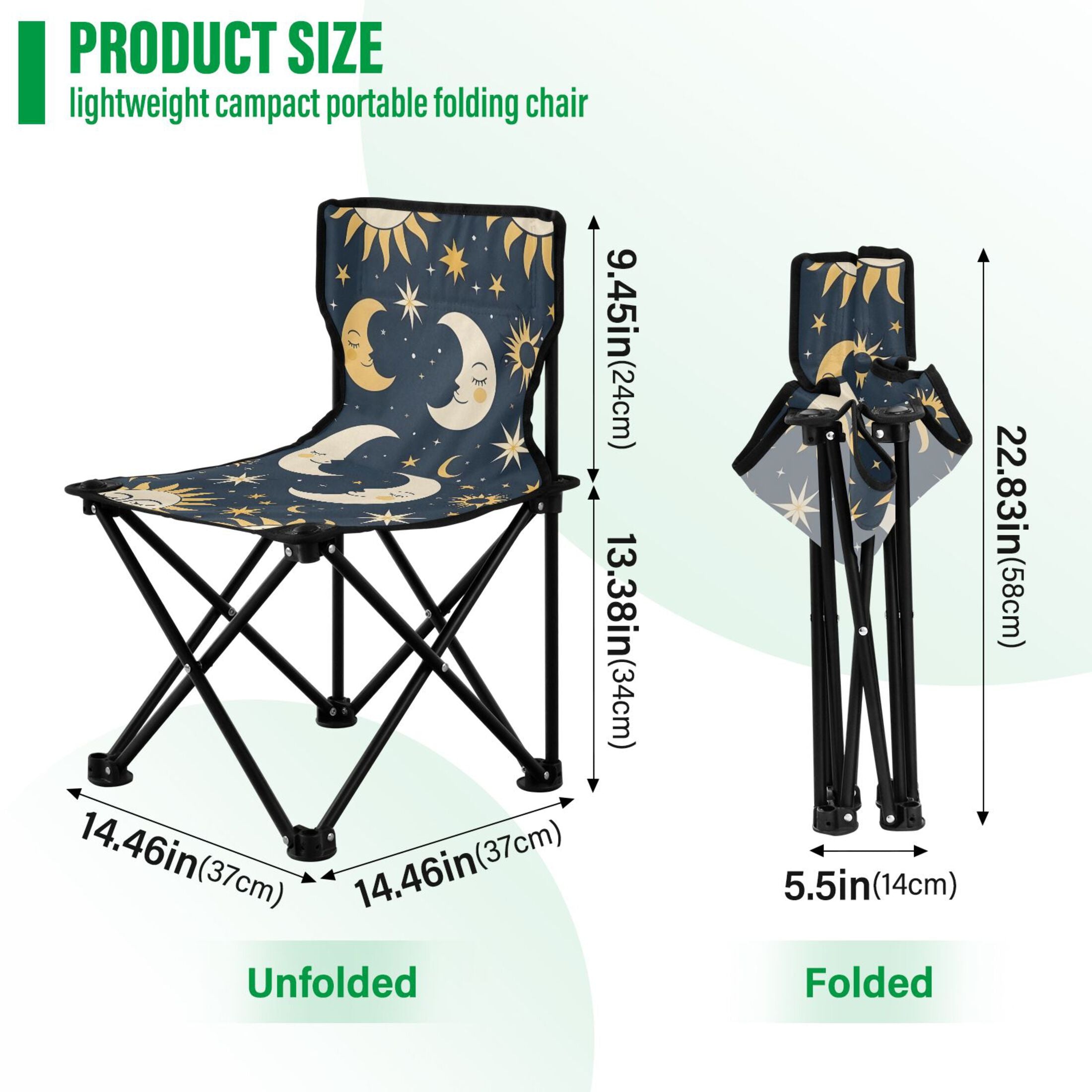 Portable Folding Camping Chair with Carry Bag Z164