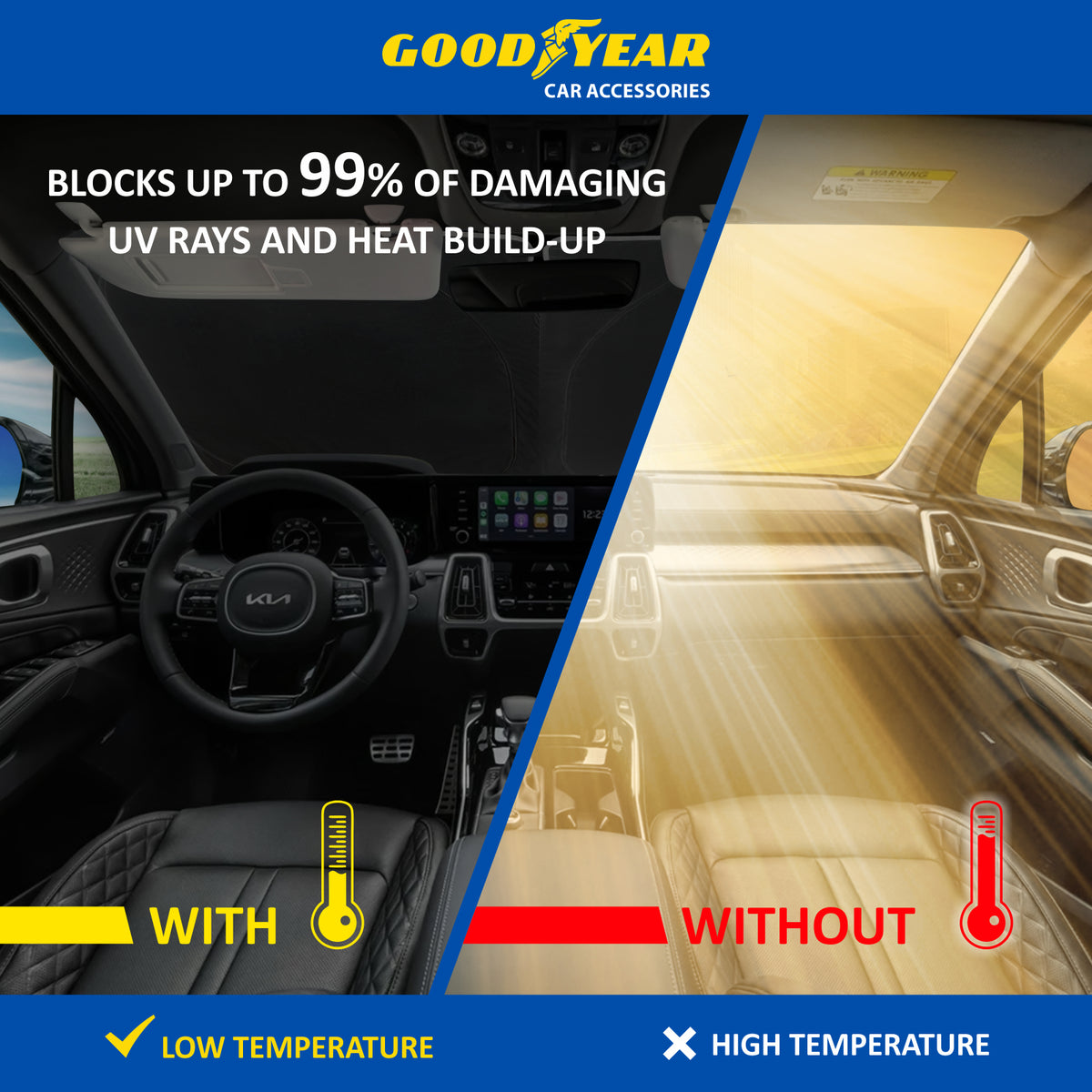 Foldable Windshield Sun Shade for Front Window Z37329