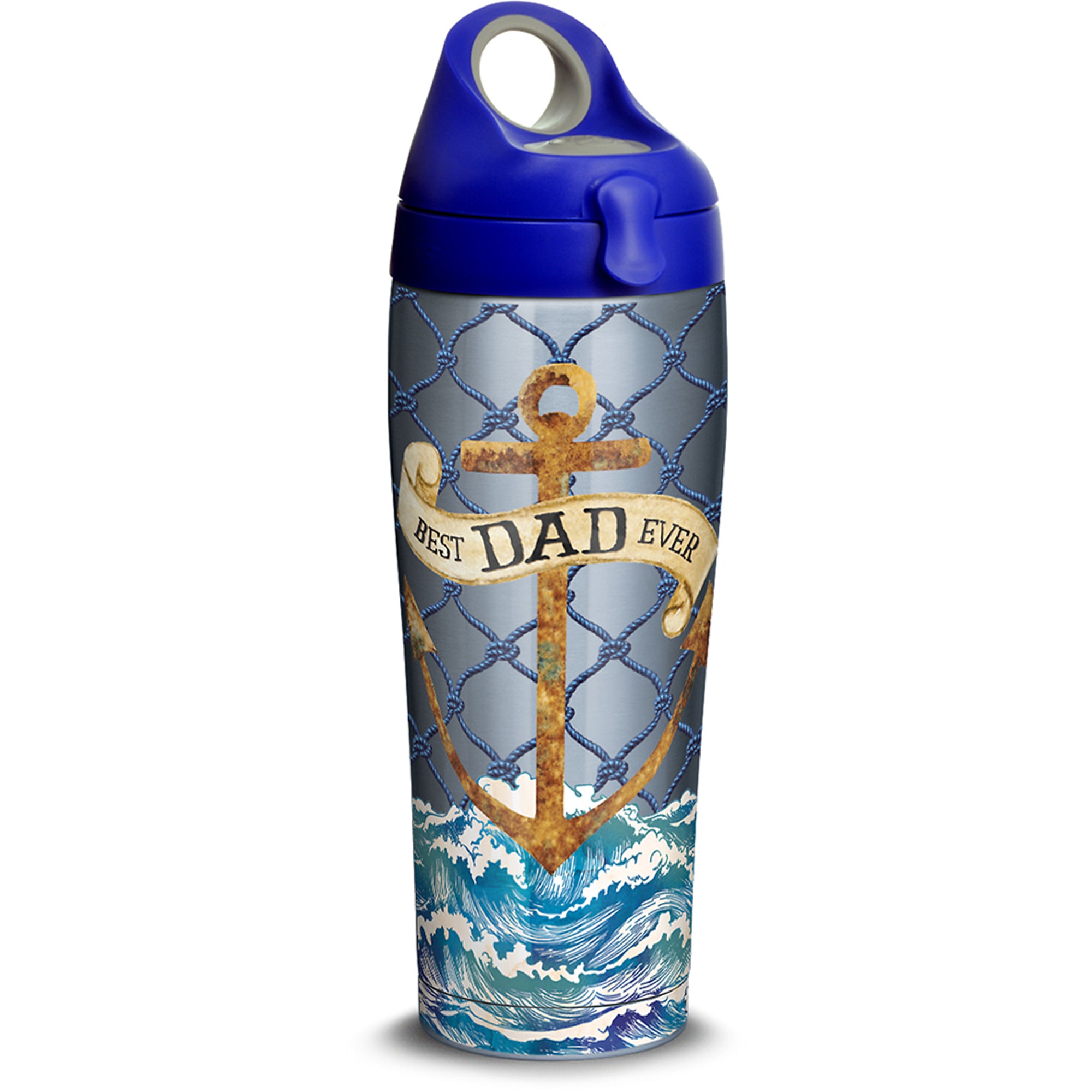 24 oz Stainless Steel Water Bottle with lid V284447