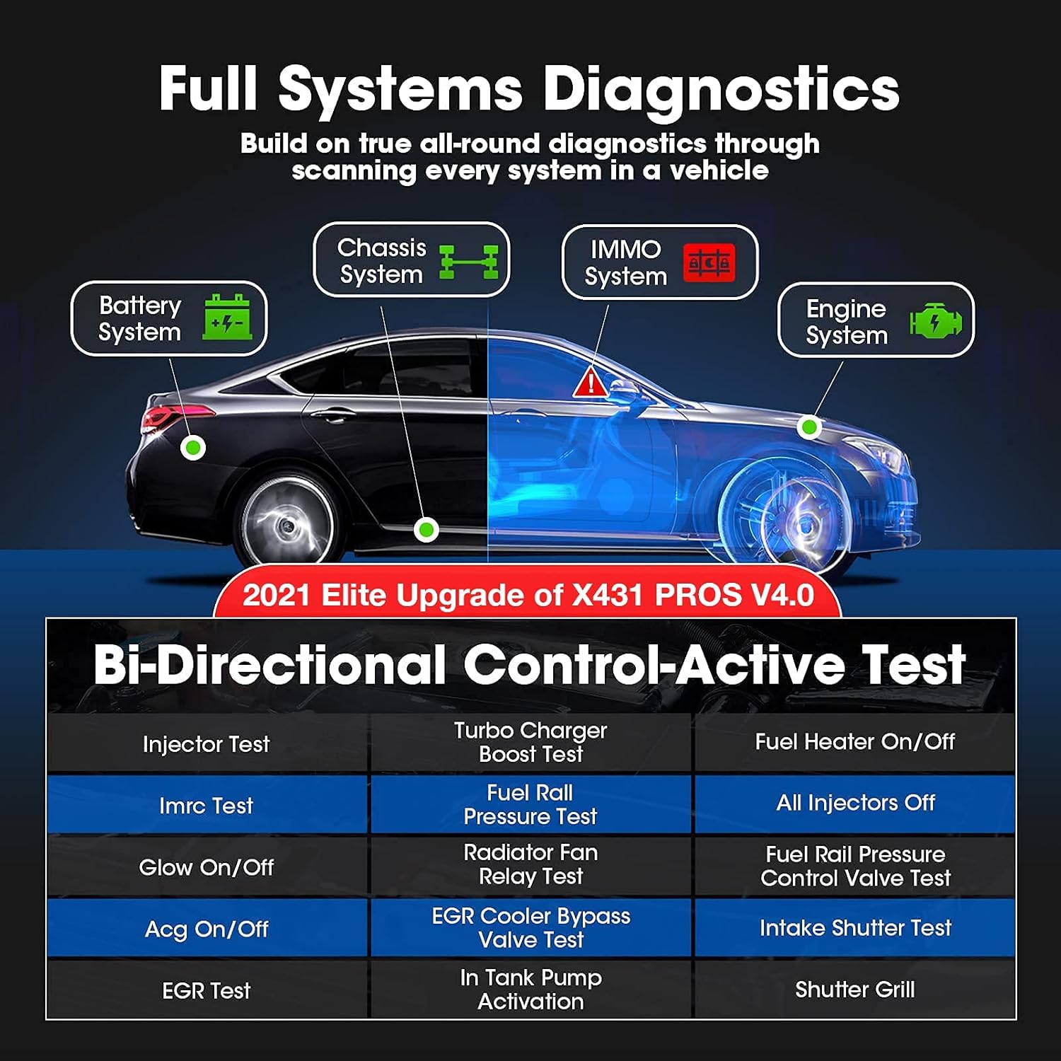 LAUNCH X431 V+ PRO 4.0 Bidirectional Scan Tool Y339