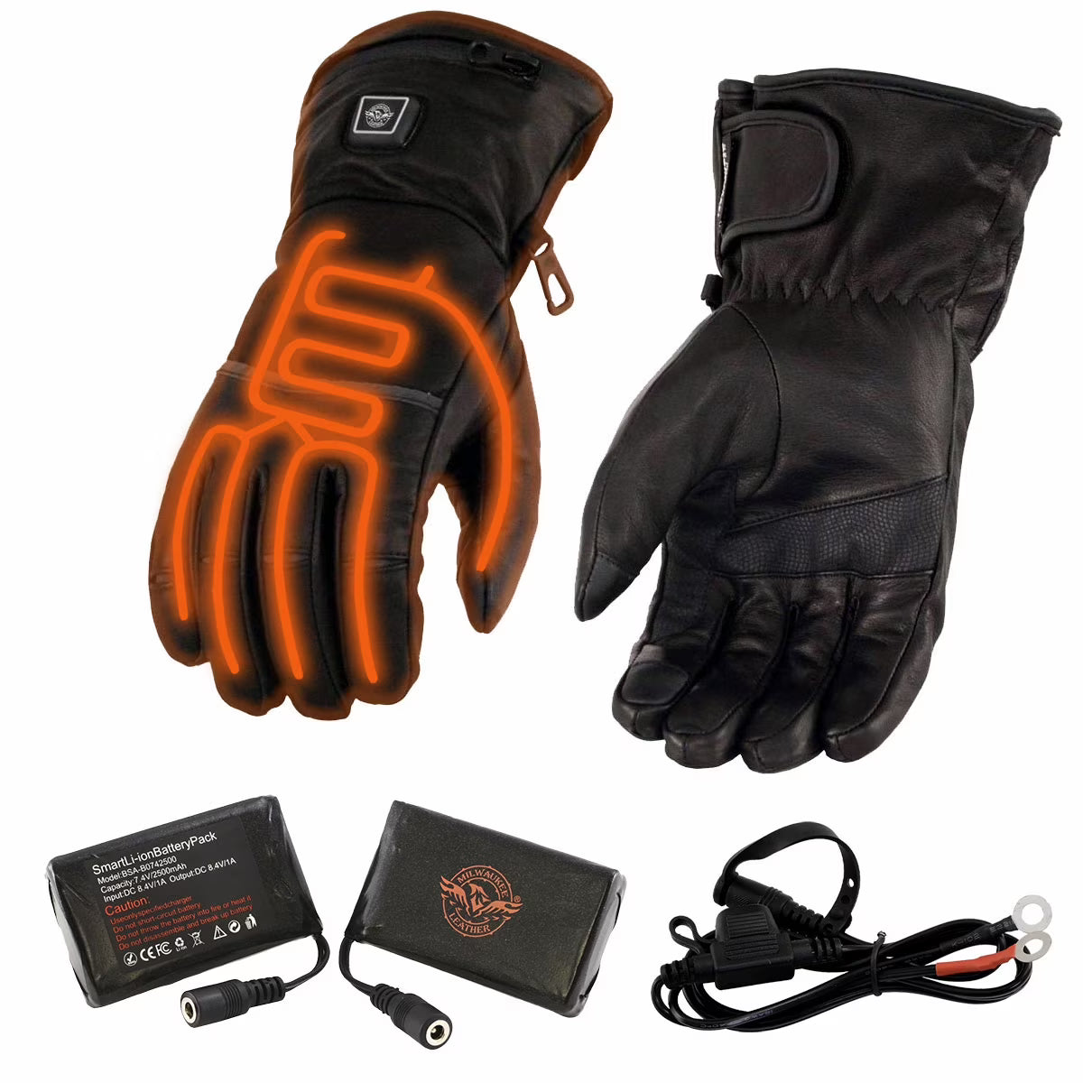 Heated Winter Gloves with Battery 3X-Large N254