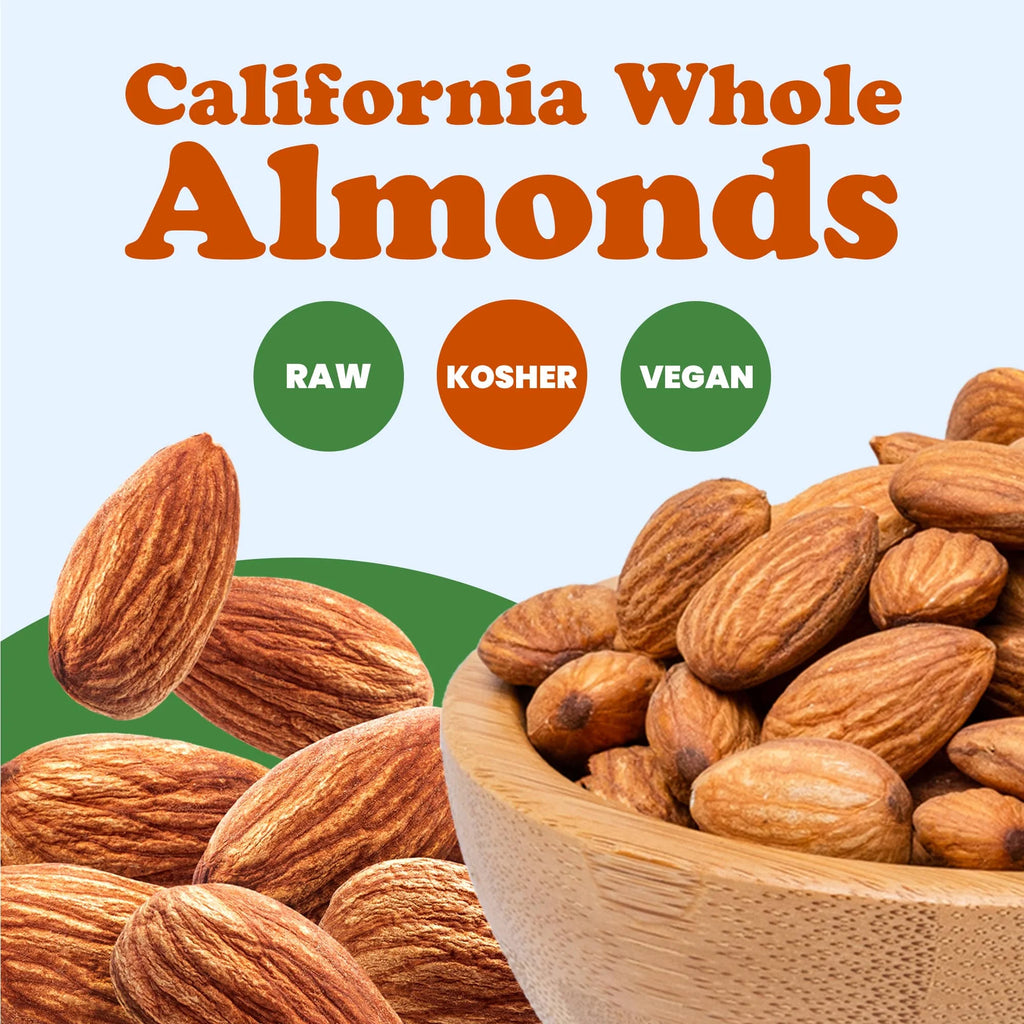 Raw Vegan Kosher Almonds, 15 Pounds I15174