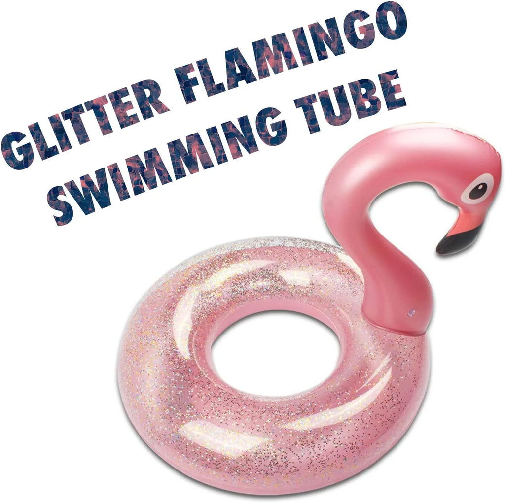 Lilac Inflatable Flamingo Pool Swimming Toy, 48 Inch T94956