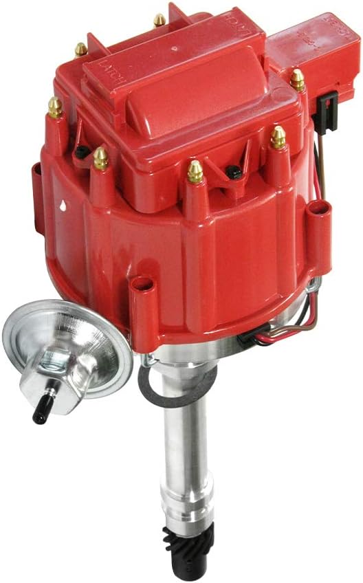 Ignition Distributor with Cap for Chevy GM Small Blocks 283 305 307 327 350 400 Big Blocks 396 427 454 Pack of 2 N401