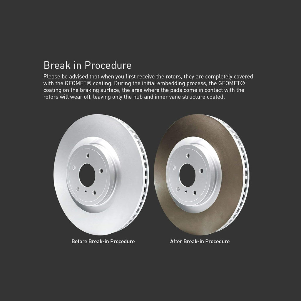 Rear Carbon Brake Rotors with Optimum OEp Pads A514647
