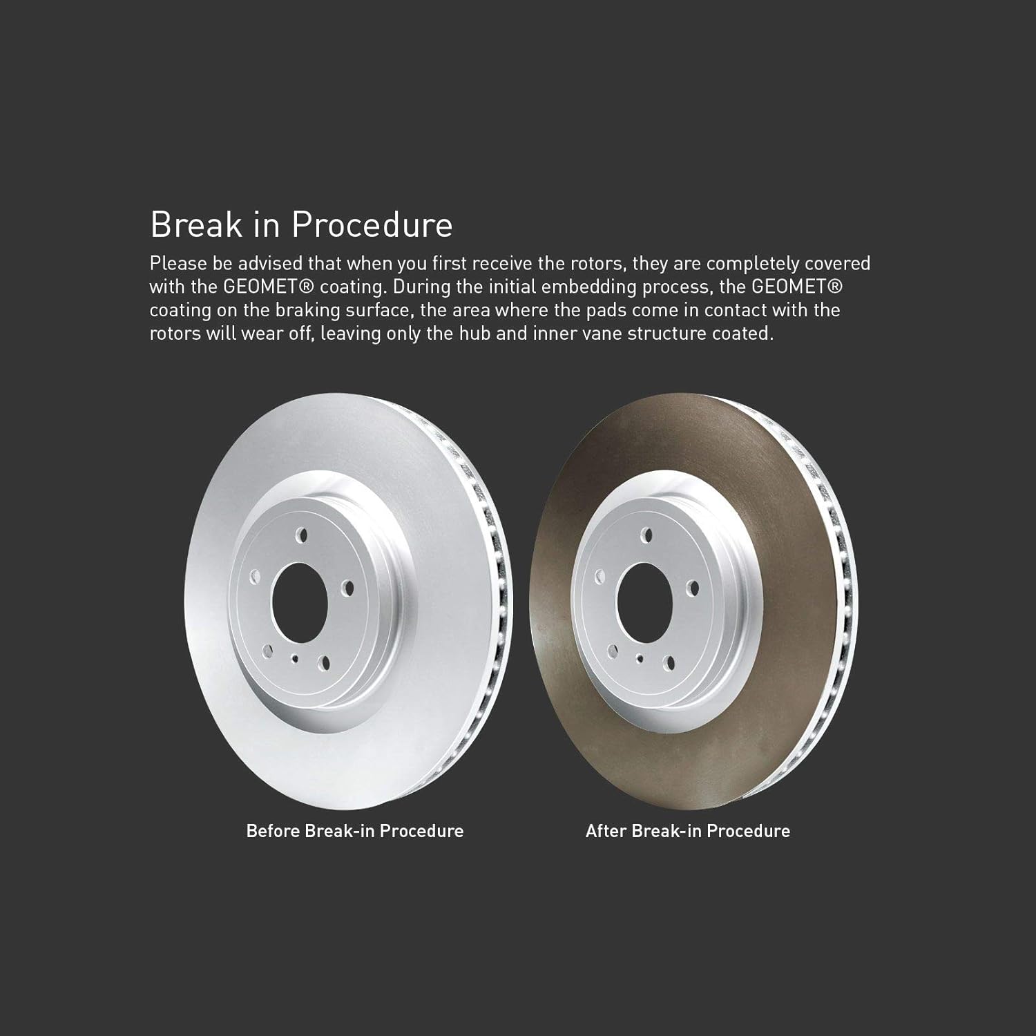 Rear Carbon Brake Rotors with Optimum OEp Pads A514647