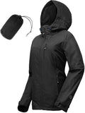 Lightweight Packable Waterproof Rain Jacket with Hood C21959