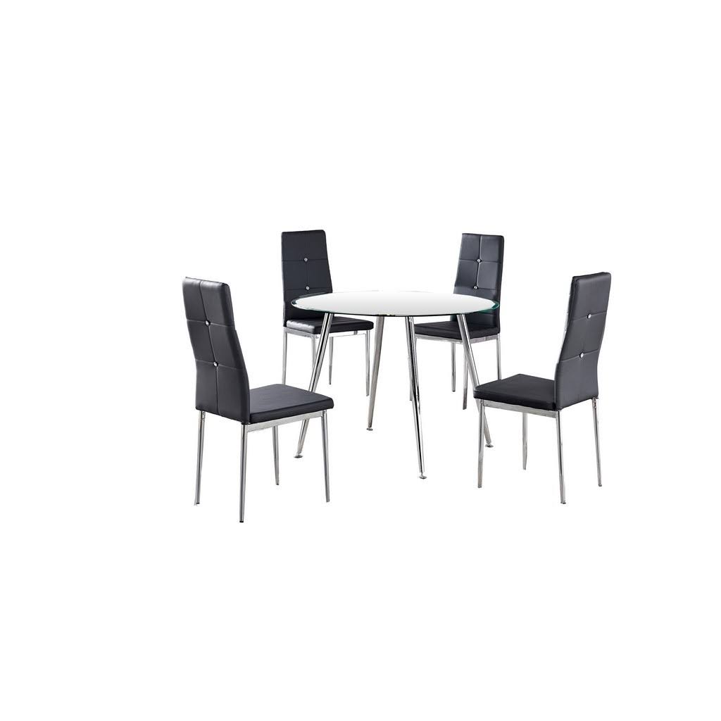 5-Piece Glass Dinette Set J527