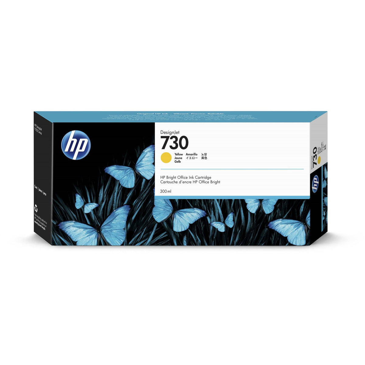 HP 730 300-ml Yellow Ink Cartridge C91704