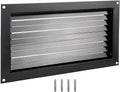 16" X 32" Black Wall Mounted Flood Vent J8257