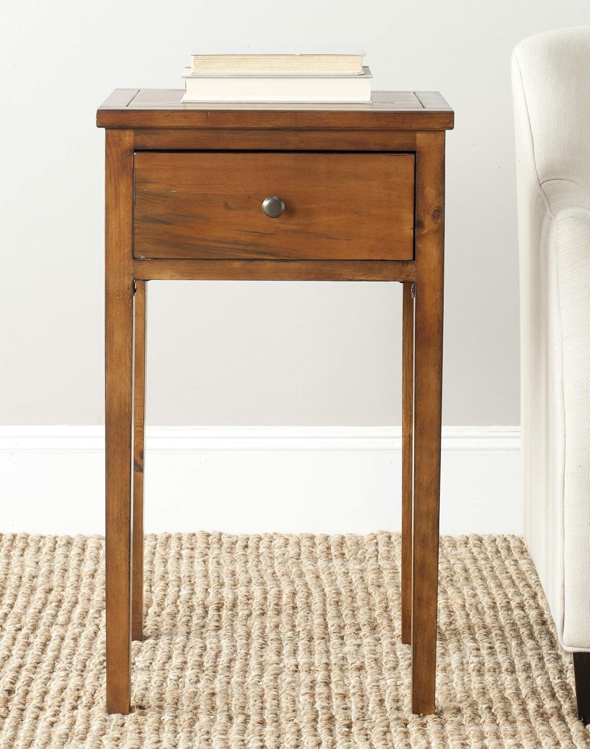 French Grey End Table T7703