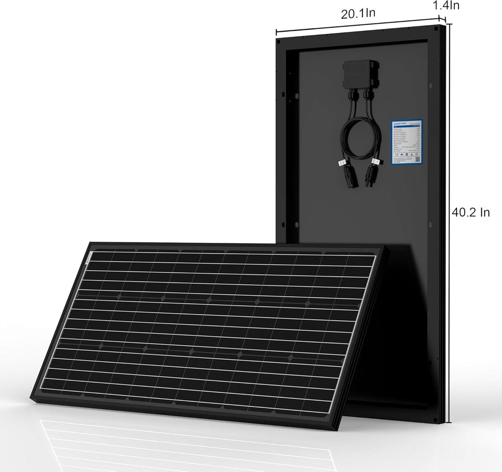 300 Watt Monocrystalline Solar Panel Kit with 30A MPPT LCD Charge Controller D515989