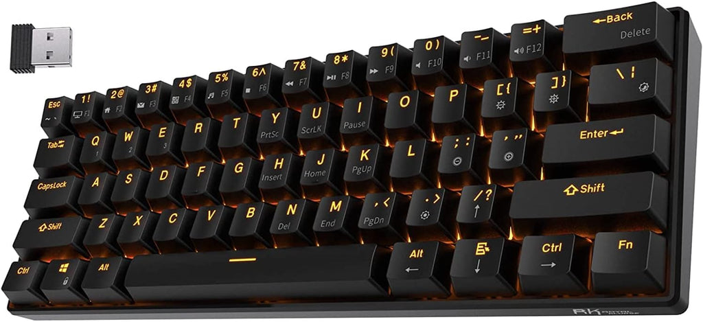White 61 Key Wireless Mechanical Keyboard Z780114