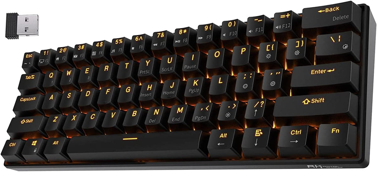 White 61 Key Wireless Mechanical Keyboard Z780114