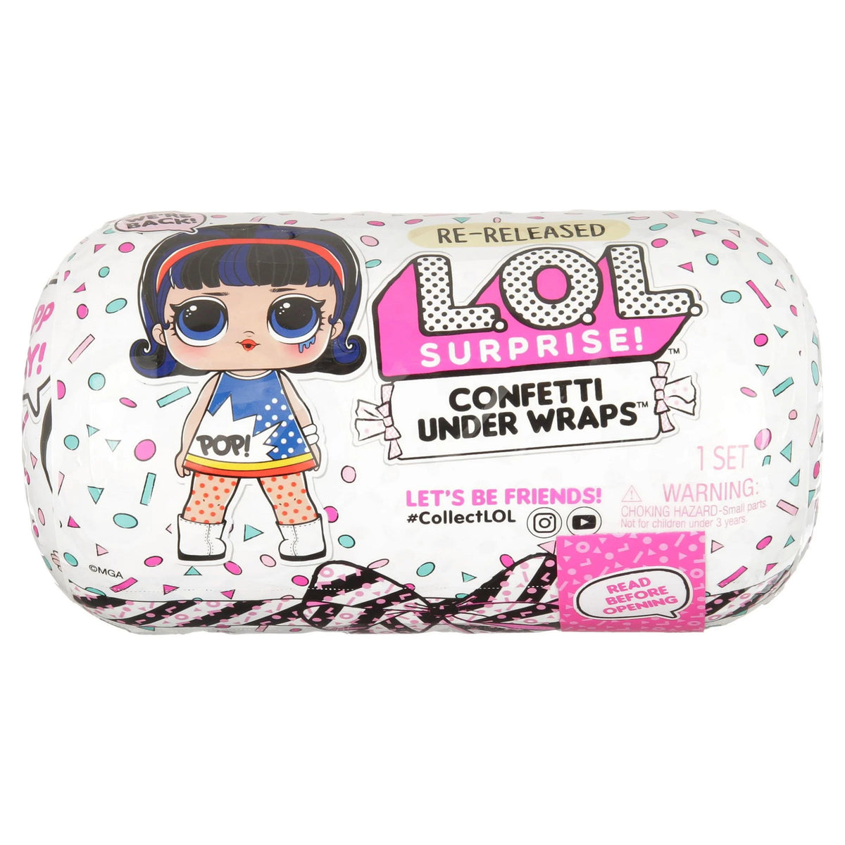 Confetti Under Wraps Doll With 15 Surprises F990