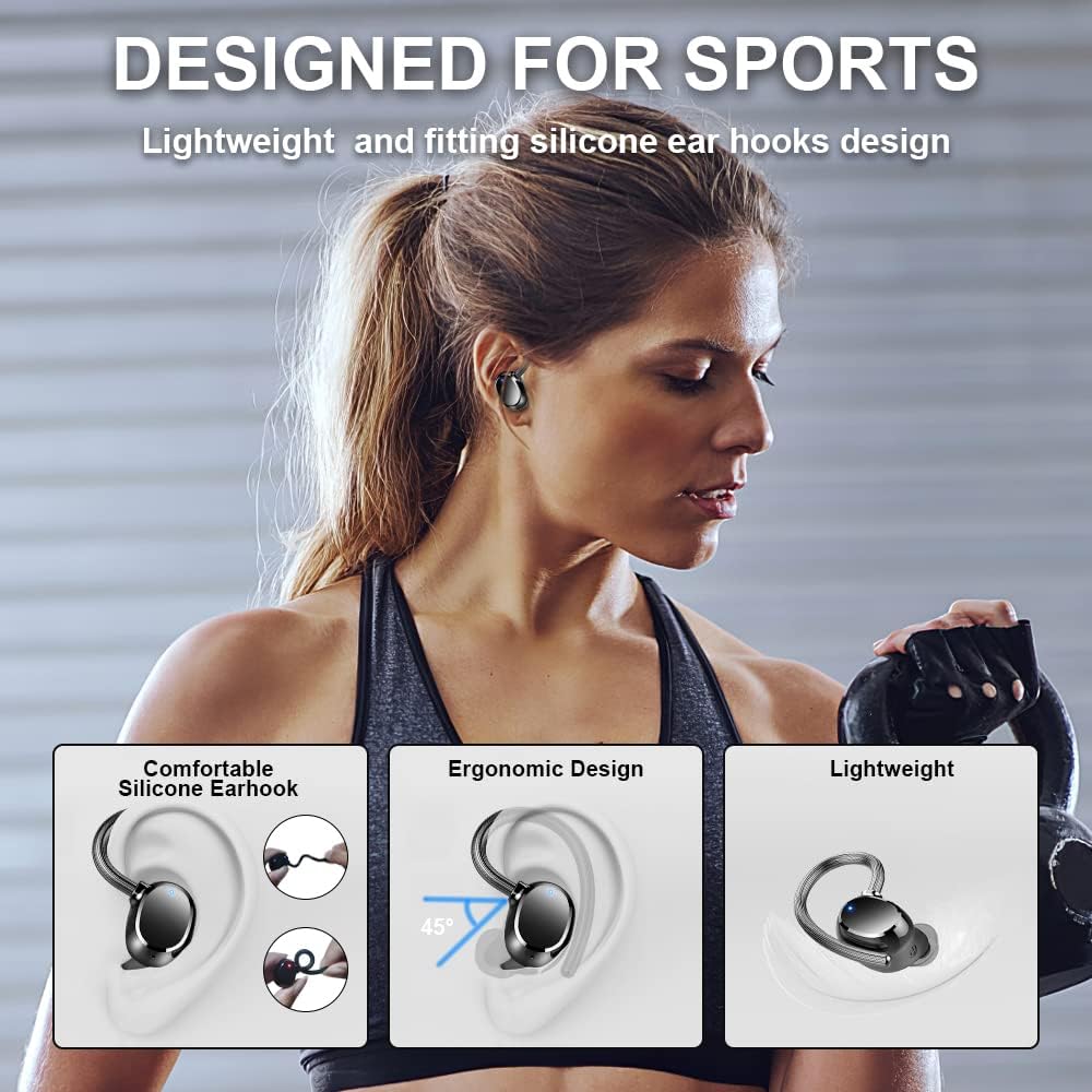 Wireless Bluetooth 5.1 Earbuds with Mic, IP7 Waterproof, Pack of 2 S197103
