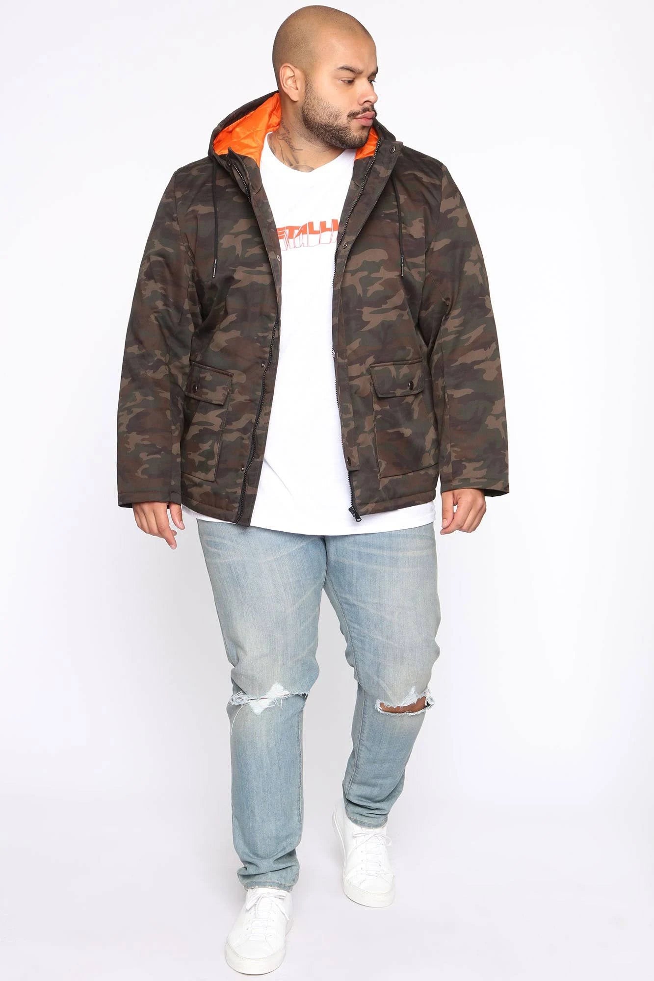 Camouflage Jacket Size Small I1262