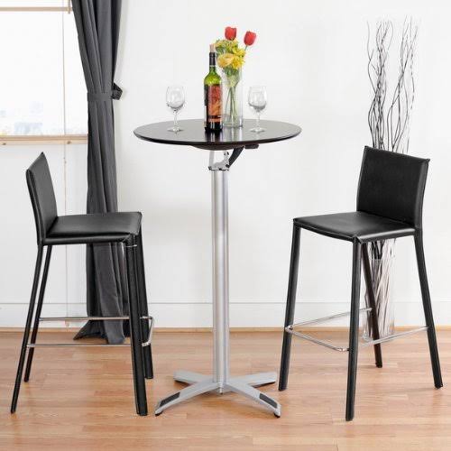 Black Leather Bar Stool F109
