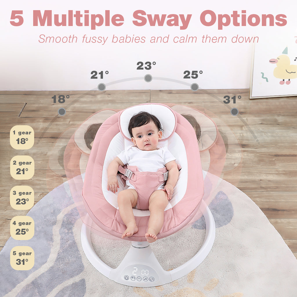 Pink Baby Swing H8863