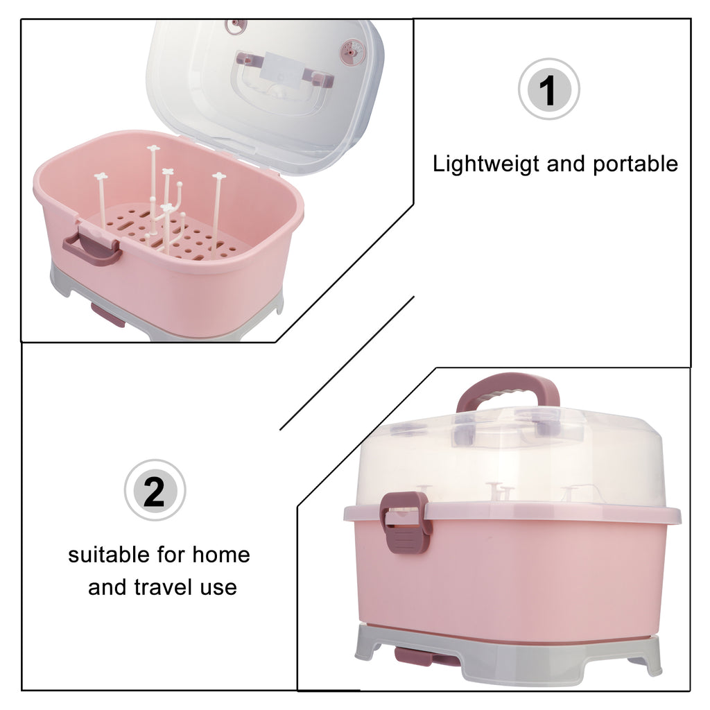 Milk Bottle Case Baby Bottle Drying Rack Box T462996