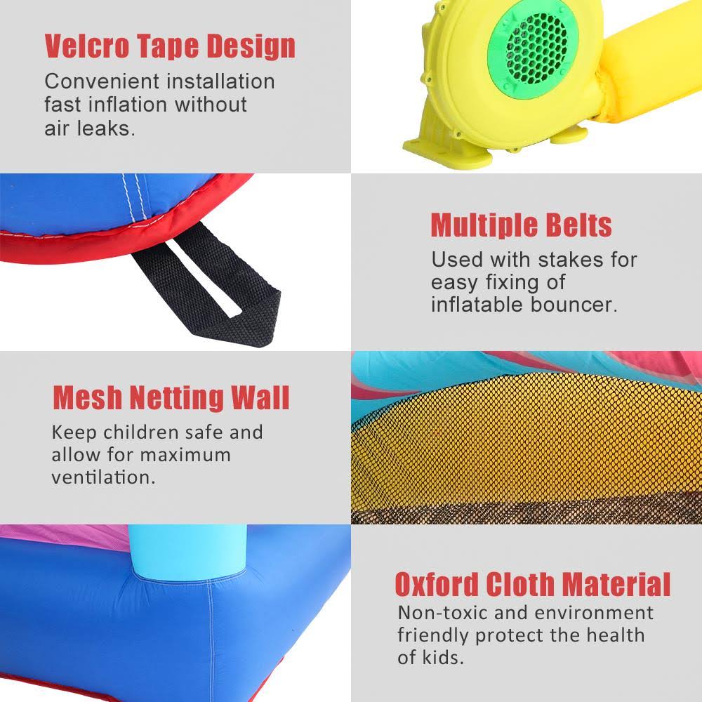 Inflatable Bounce House with Blower and Carry Bag V421