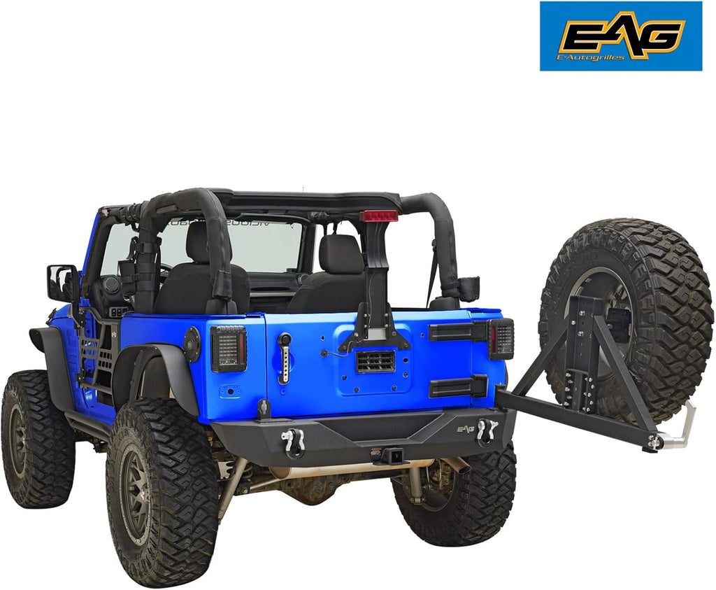Rear Bumper and Tire Carrier with Third Brake Light Mounting Bracket J8441