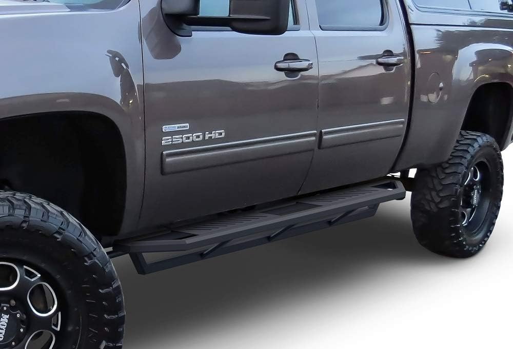 Aluminum Side Steps for Chevy Silverado GMC Sierra Crew Cab Q544