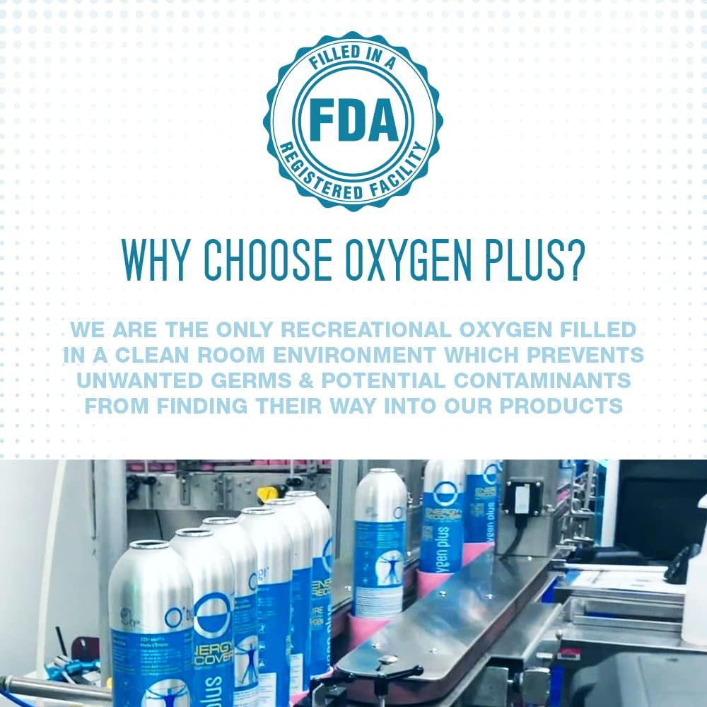 Portable Oxygen Can 12 Pack 99.5% Pure O2 1.55 Liter Cans J80220