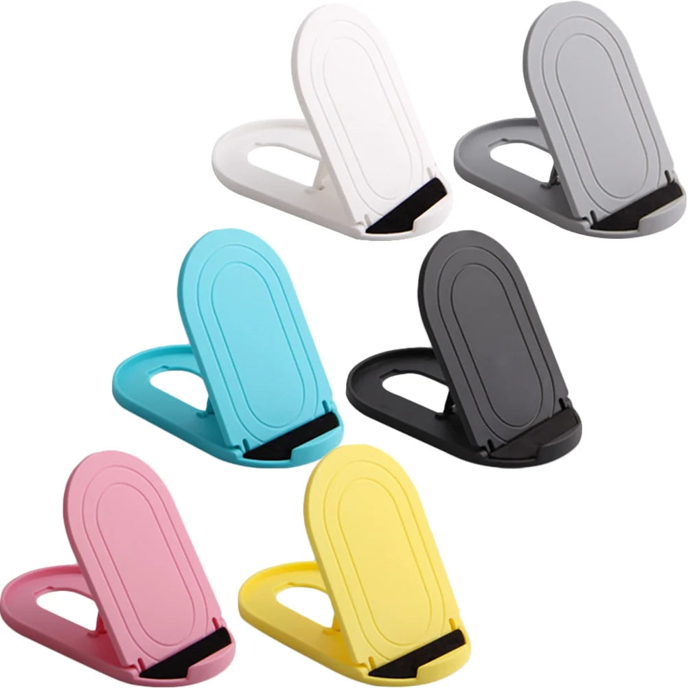 12 Pcs Foldable Plastic Desktop Phone Holder Y431
