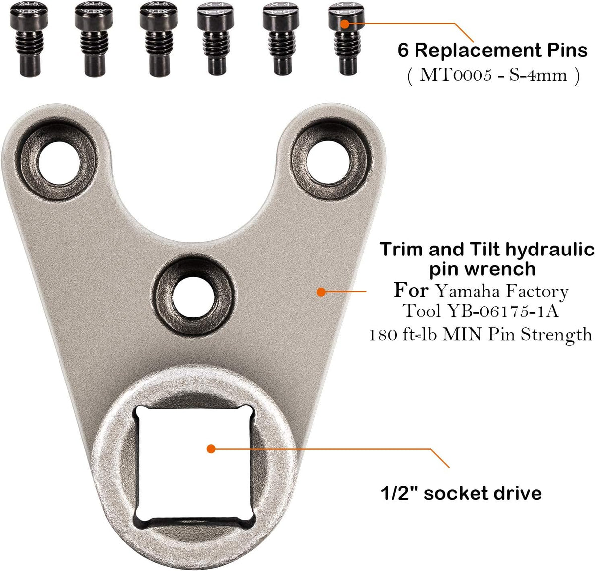 Trim/Tilt Pin Wrench Tools Set Pack of 2 J76148