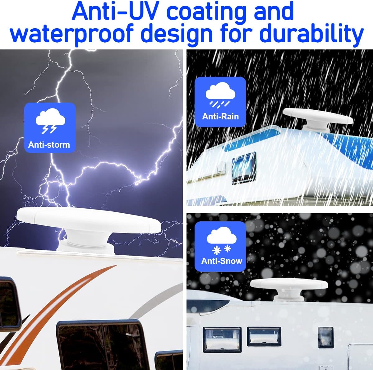 Amplified Digital HD TV Antenna with Magnetic Base, Pack of 2 P6696