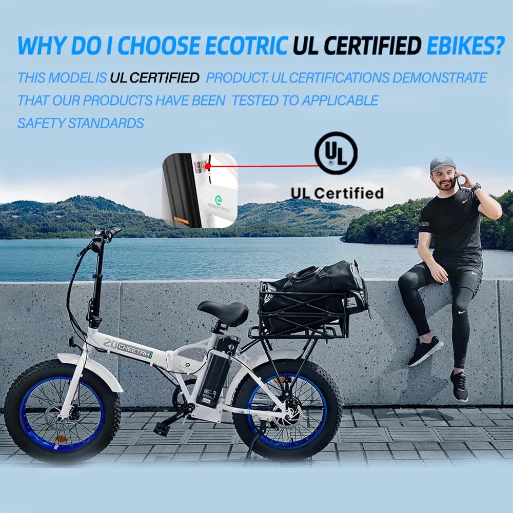 Fat Tire Electric Bike 20" Folding Bicycle 500W 36V Pedal Assist Electric Bicycle V901820