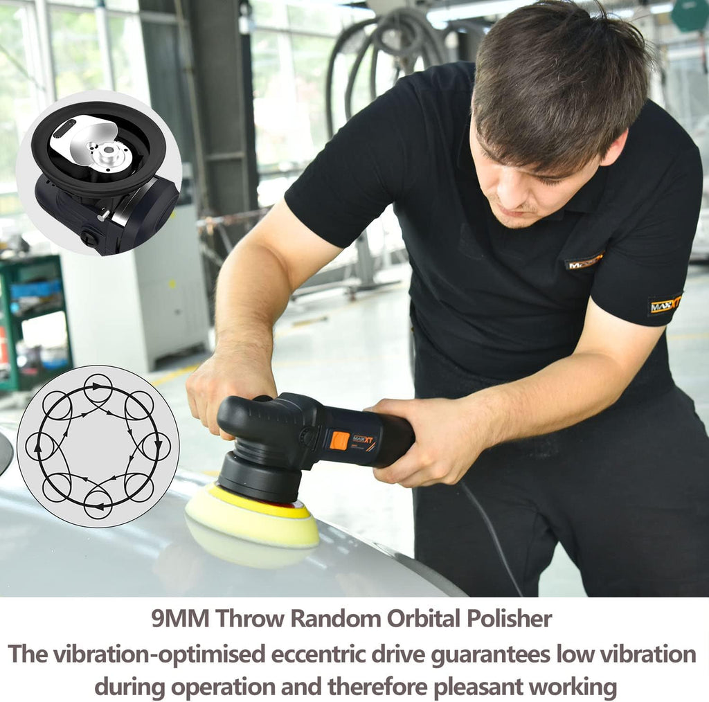 7 Inch Car Polishing Machine with Woolen Fleece Hood N73733