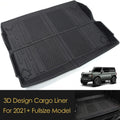 Cargo Liner Pack of 2 Waterproof TPE Rubber Car Mat N6183