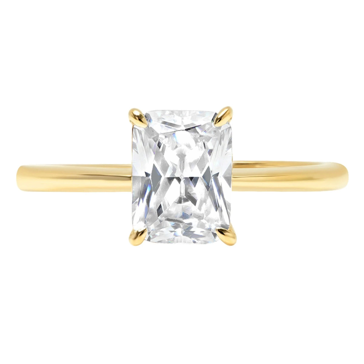 18K Yellow Gold Solitaire Engagement Ring S39669
