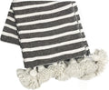 Pom Pom Tassel Throw Blanket 59x59 G929