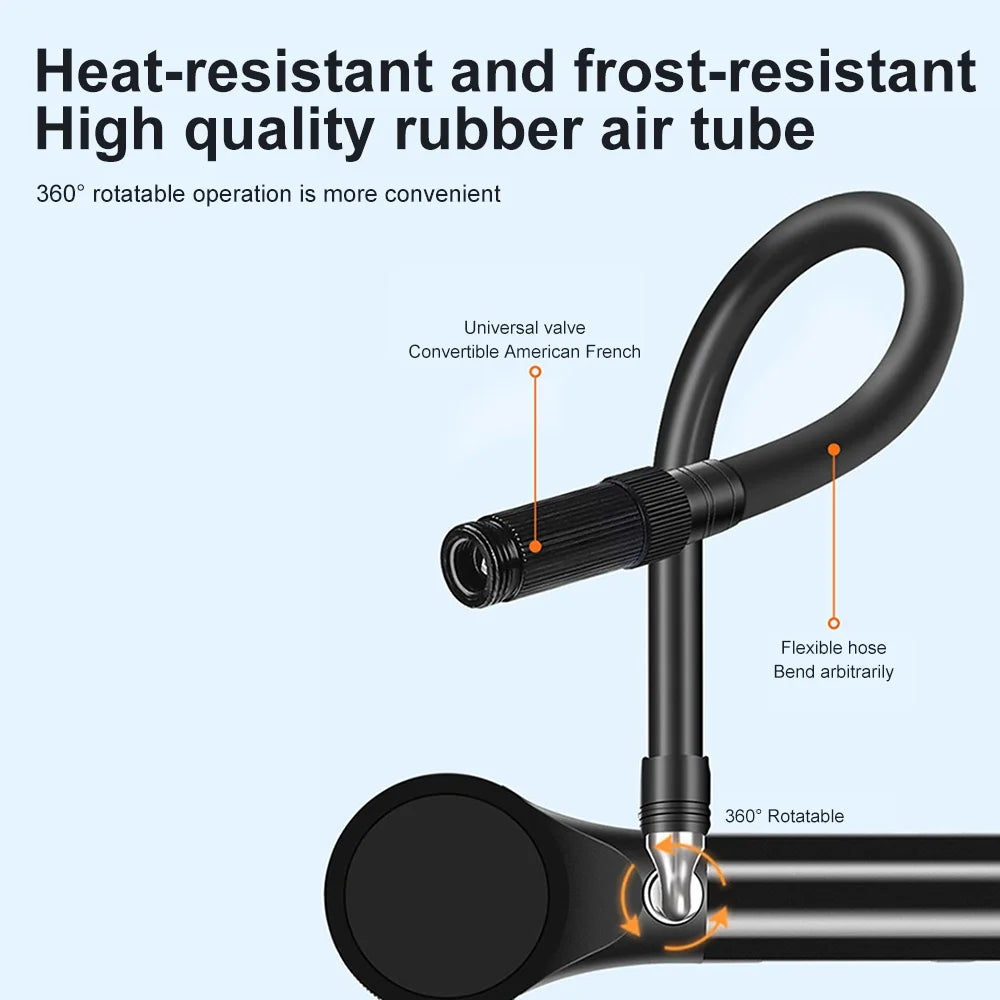 320PSI High Pressure Bike Air Shock Pump Digital Gauge V8926