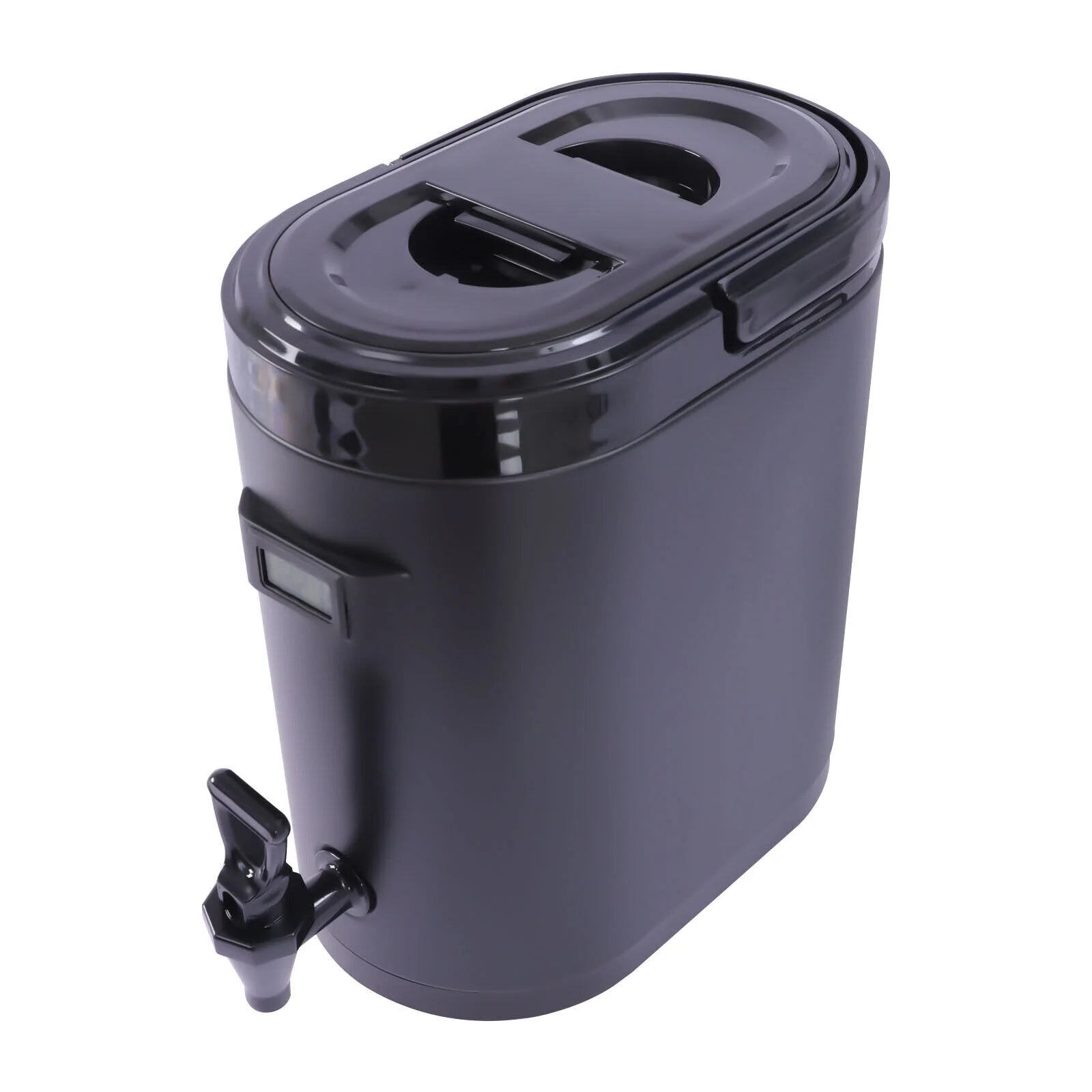 Black Insulated Beverage Dispenser with Handle F961
