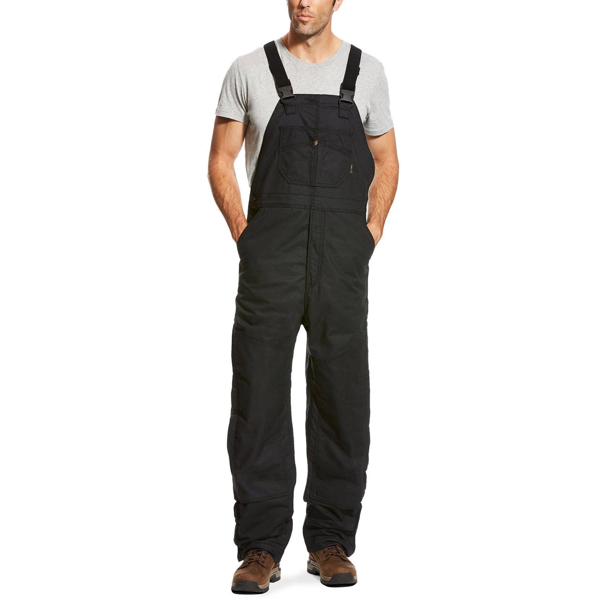 Black Insulated Overall Bib R361151