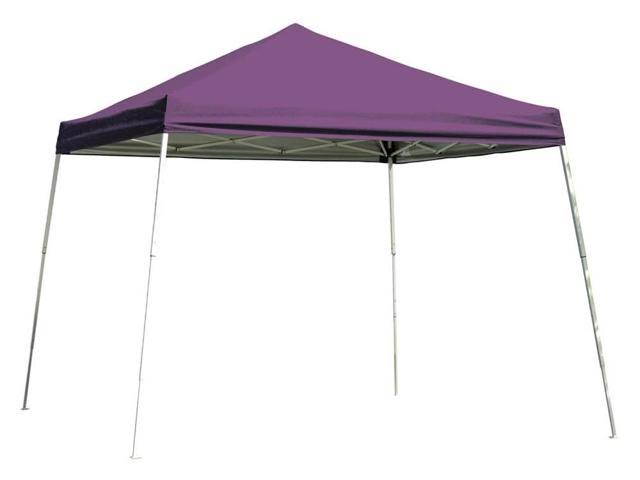 Purple 10 ft. W x 20 ft. D Straight Leg Pop-Up Canopy L400